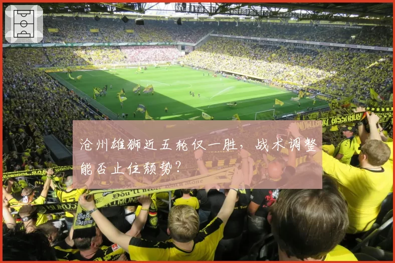 沧州雄狮近五轮仅一胜,战术调整能否止住颓势?